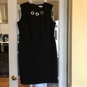 Calvin Klein sleeveless black dress